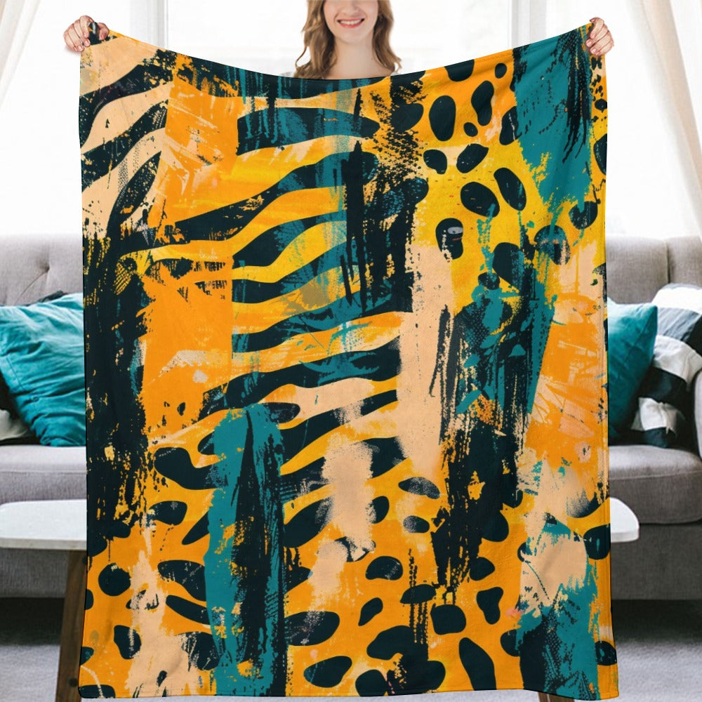 Ultra-Soft Flannel Blanket Multiple Sizes