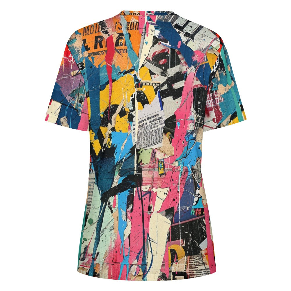 Neon Street Frenzy Women's 100% Cotton T-Shirt