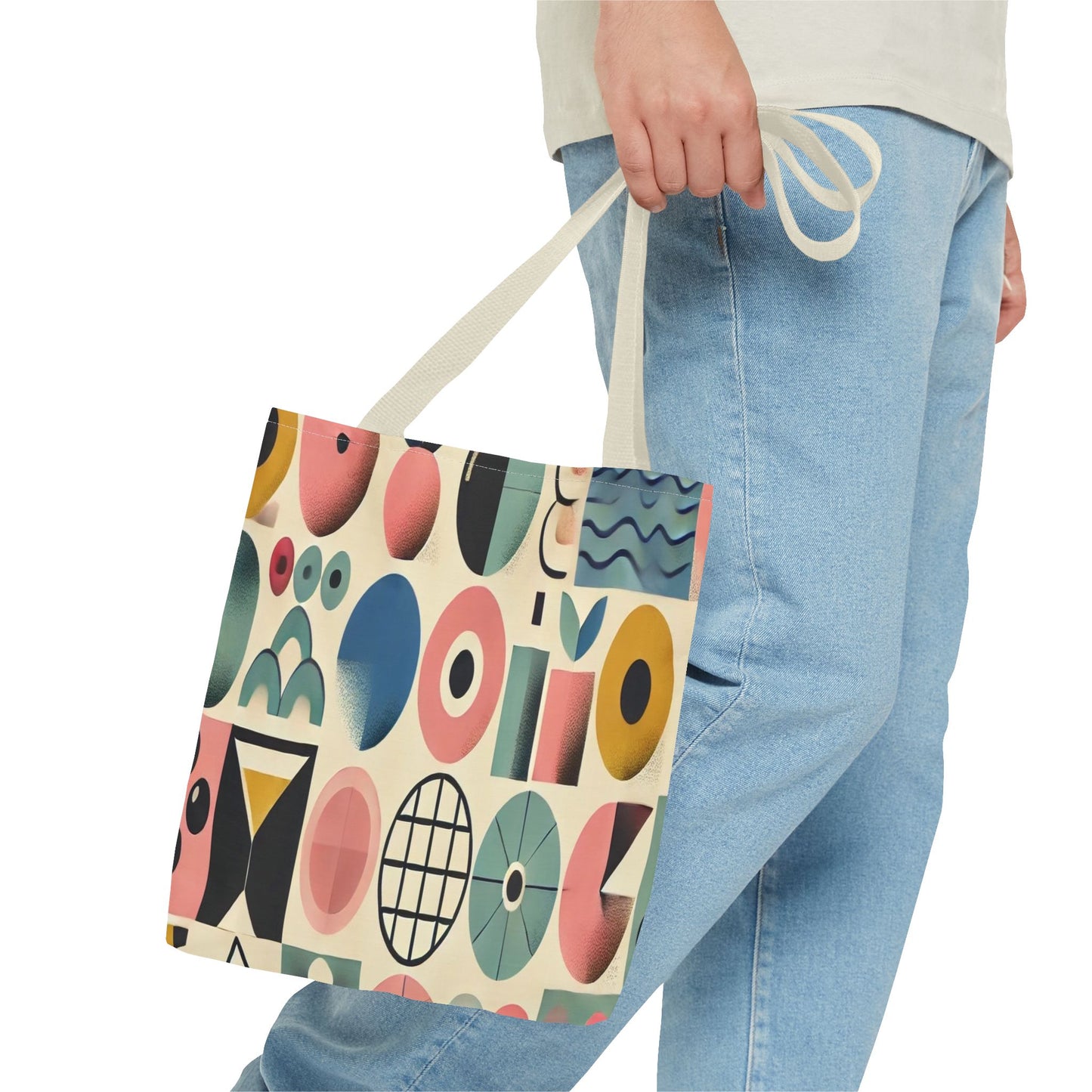 Chic Abstract Pattern Tote Bag - Stylish Reusable Shopping Bag, Eco-Friendly Gift, Beach Bag, Travel Tote, Versatile Accessory