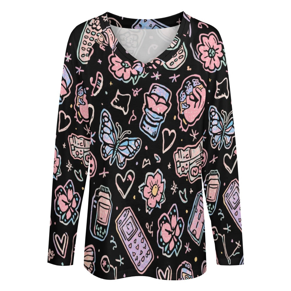 Women's Long sleeve loose tee