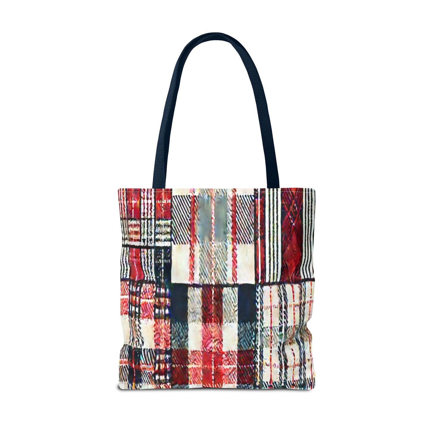 Cozy Plaid Tote Bag, Stylish Shopping Bag, Eco-Friendly Gift, Fall Accessory, Perfect for Everyday Use