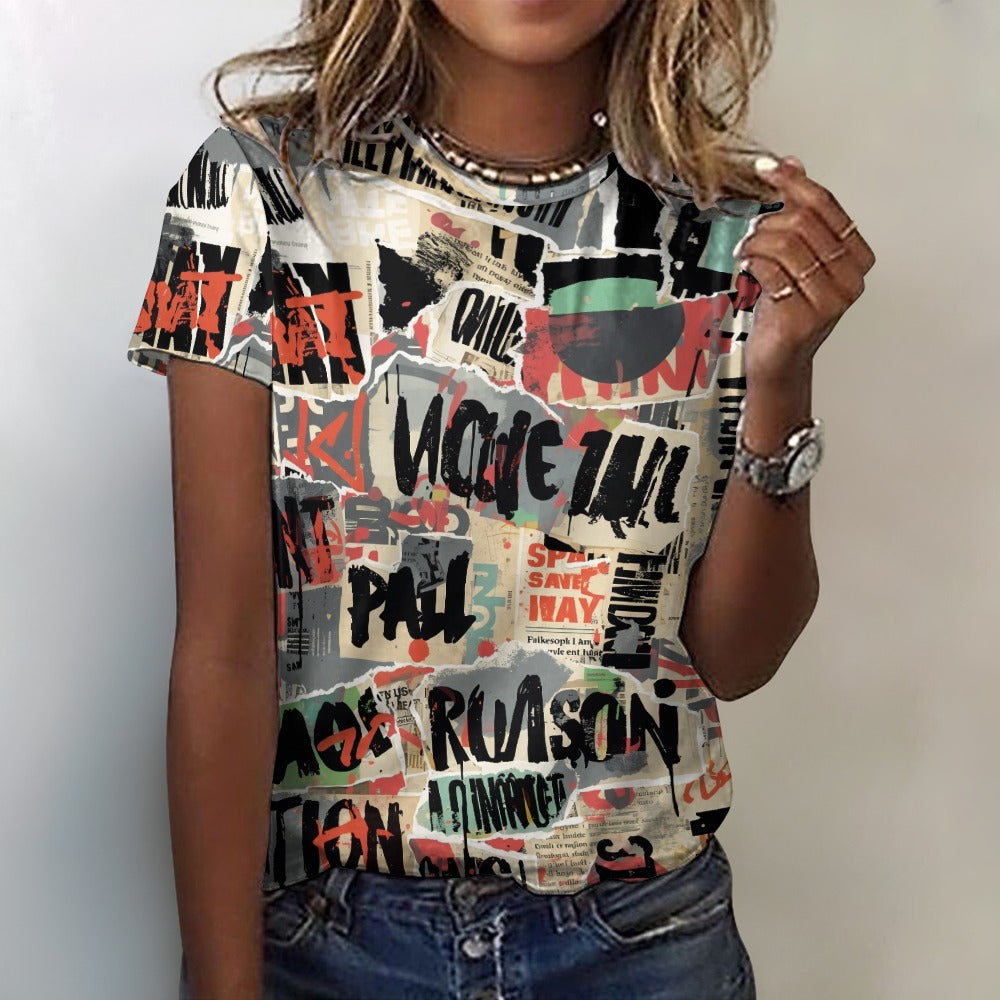 Street wall Overload Women's 100% Cotton T-Shirt