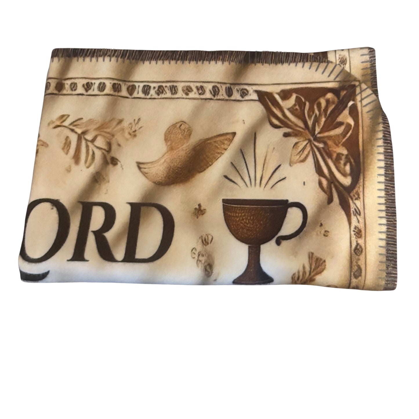 The Lord is my shepherd single layer blanket