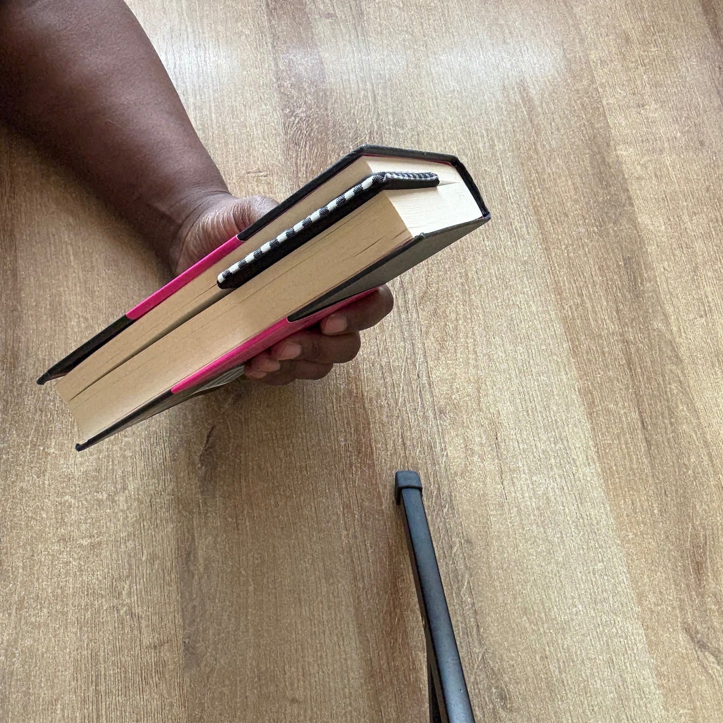 Handmade Cotton Corner Bookmark – 3.5" Square