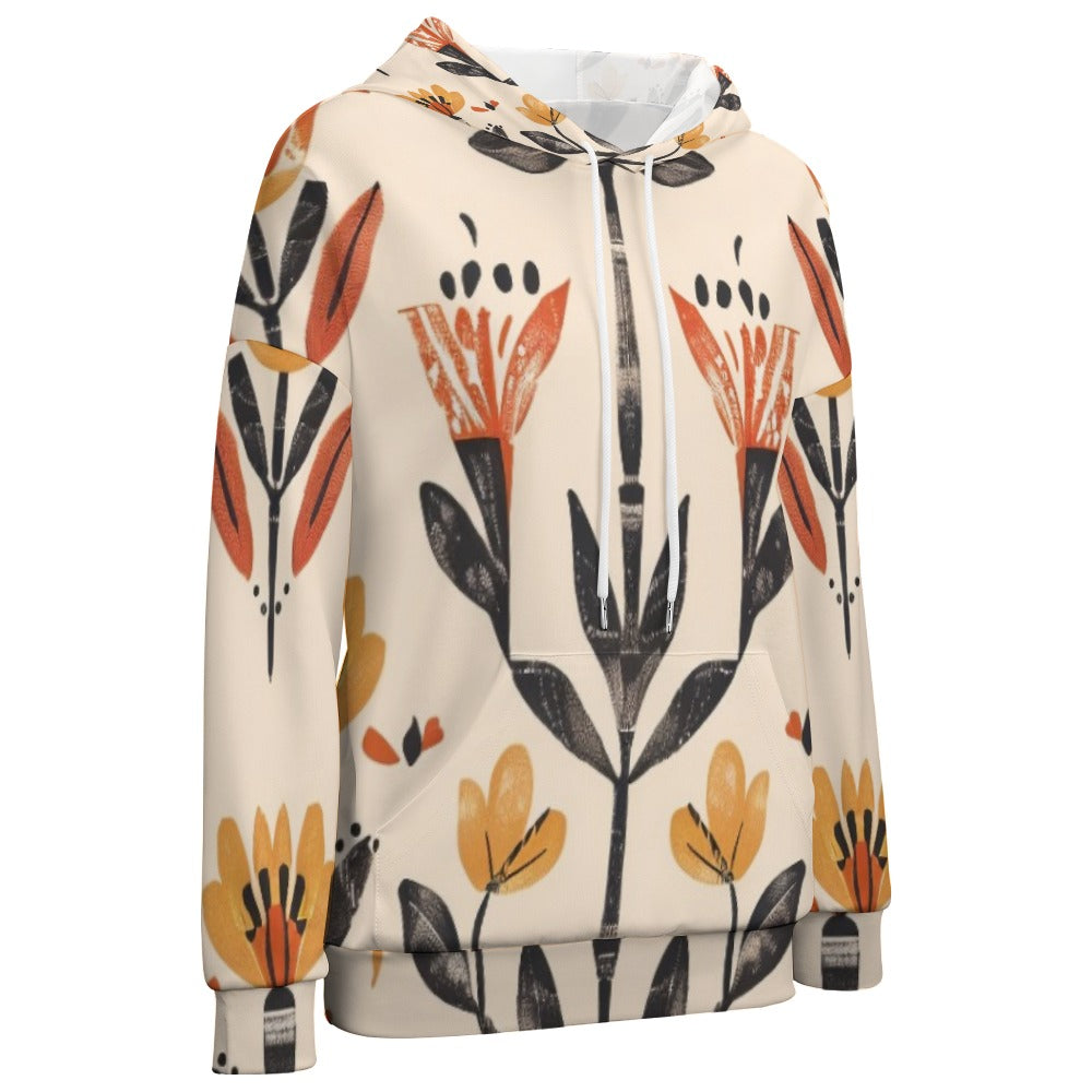 Folk Ember Bloom Dropped Sleeve Hoodie