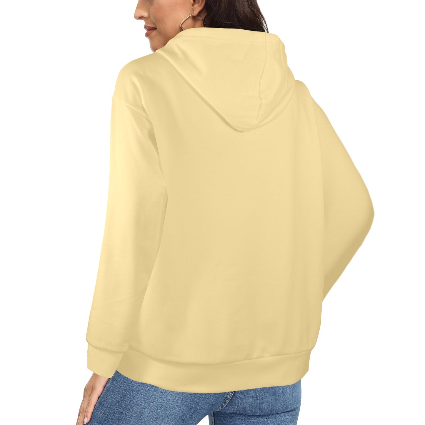 Soft Buttercream Women's Fleece Full-Zip Hoodie