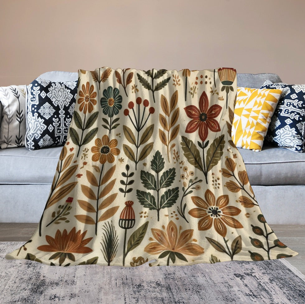 Hearth & Herb Ultra-Soft Flannel Blanket Multiple Sizes