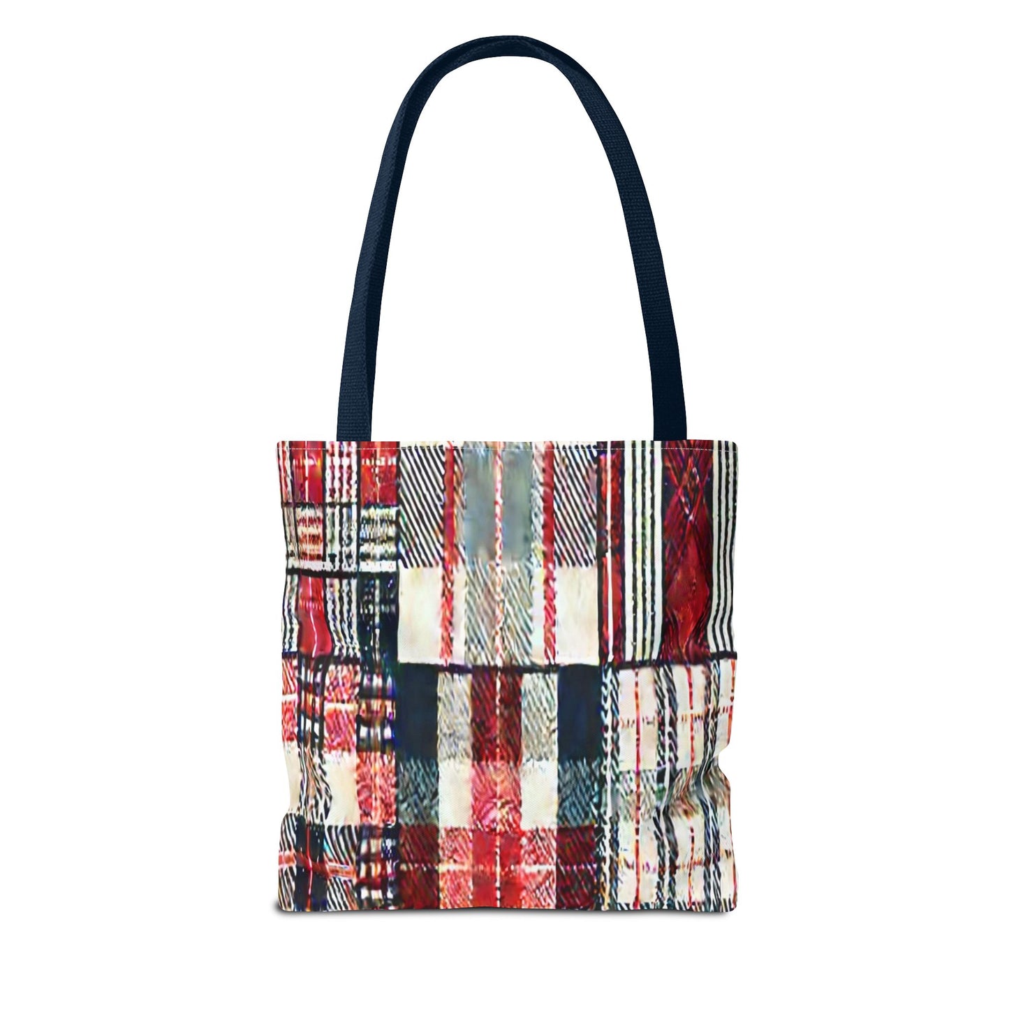 Cozy Plaid Tote Bag, Stylish Shopping Bag, Eco-Friendly Gift, Fall Accessory, Perfect for Everyday Use