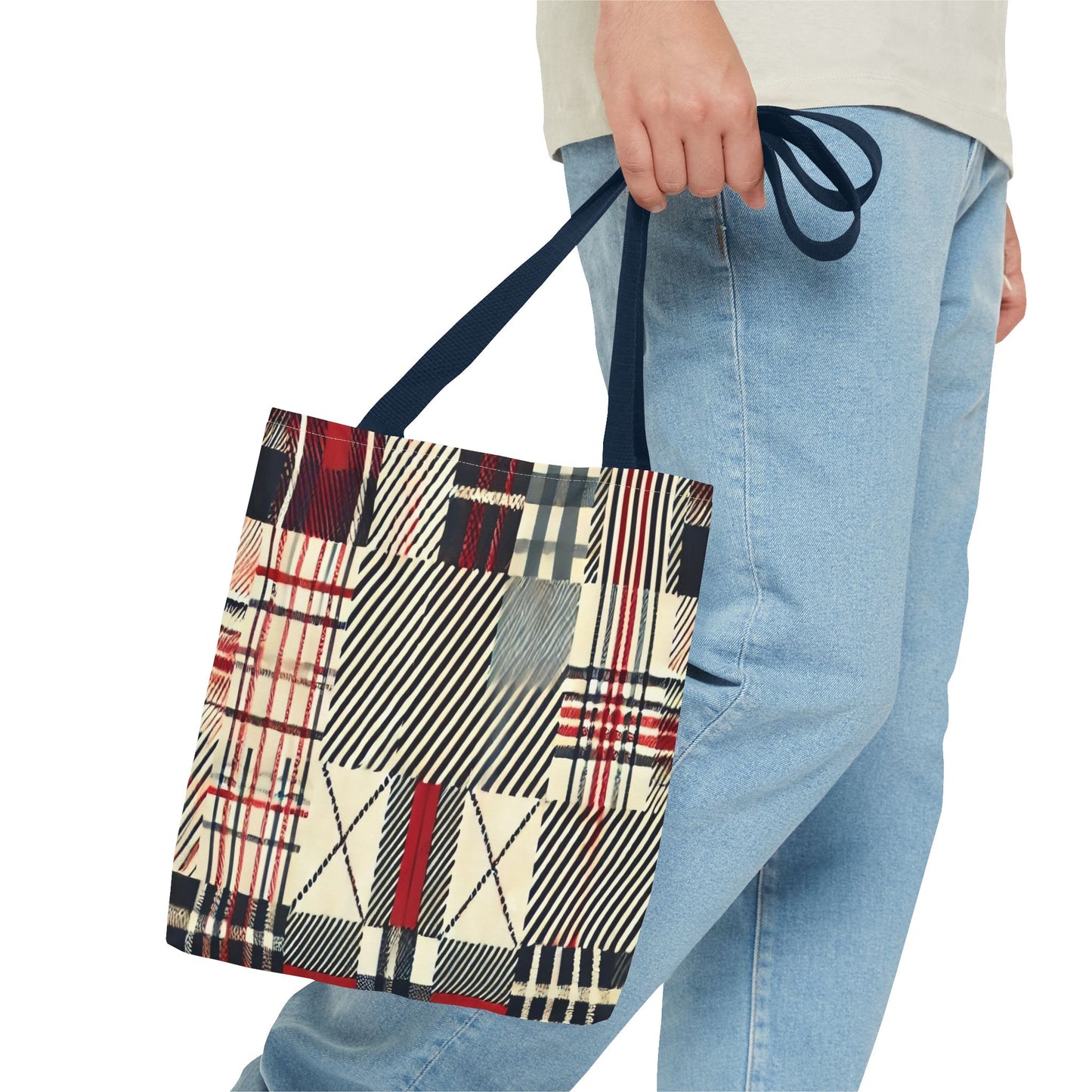 Chic Plaid Tote Bag | Casual Carryall, Fashion Accessory, Stylish Shopper, Gift for Her, Everyday Tote