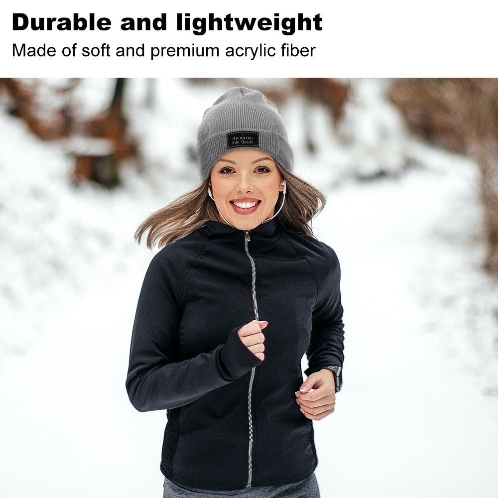 Anointed for Greatness Grey Knitted Cap