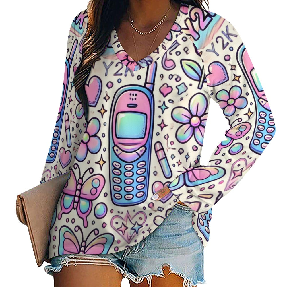 Women's Long sleeve loose tee