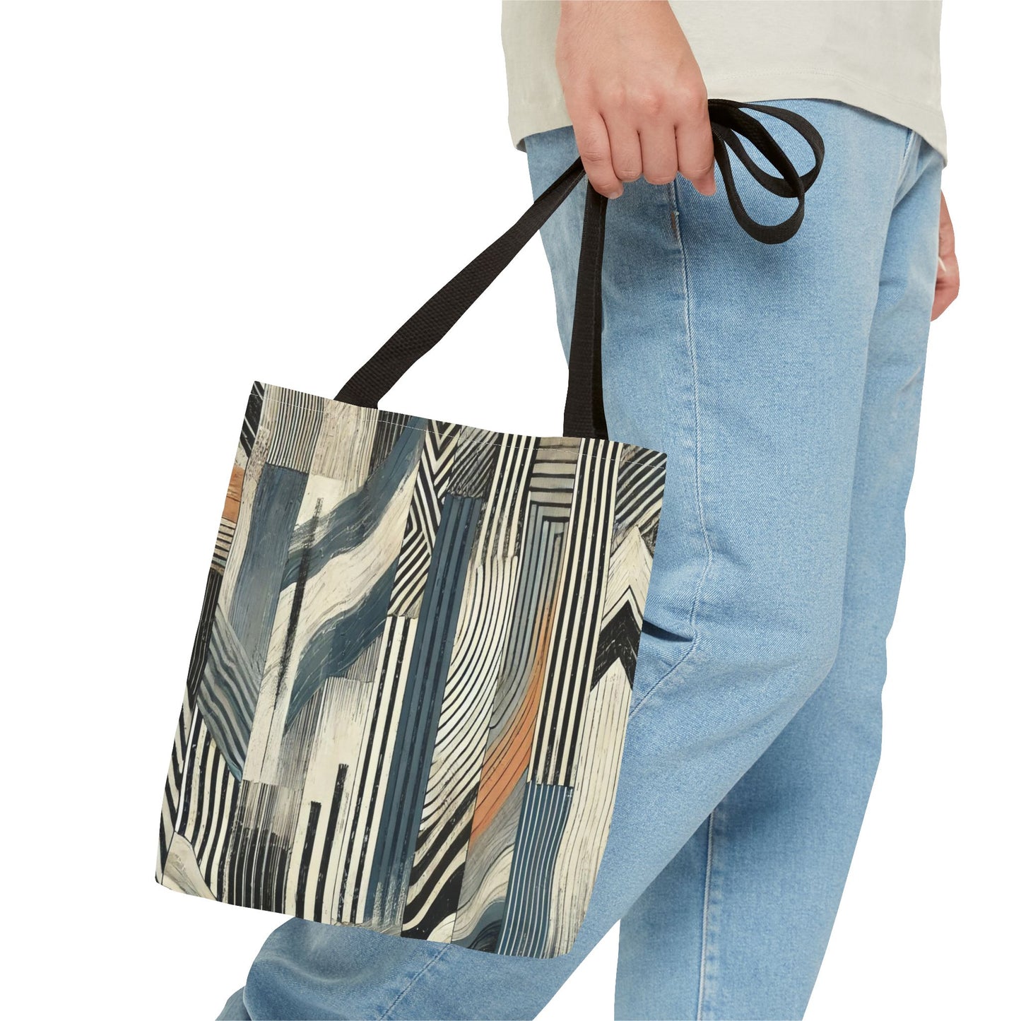 Chic Abstract Tote Bag, Stylish Eco-Friendly Carryall, Trendy Shopping Bag, Art-Inspired Handbag, Versatile Beach Tote, Modern Gift Idea