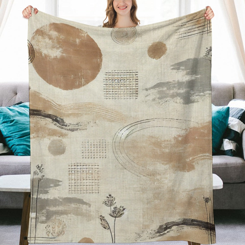 Rustling Fields Ultra-Soft Flannel Blanket Multiple Sizes