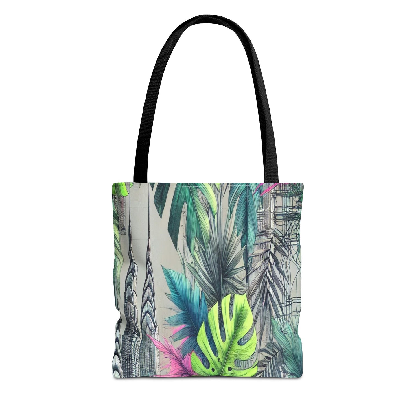 Tropical Leaf Tote Bag - Eco-Friendly Shopping Bag, Beach Bag, Floral Tote, Gift for Her, Summer Accessories