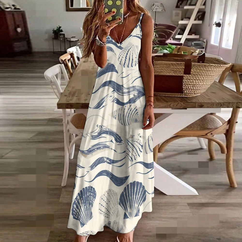 Sling Ankle Long Dress