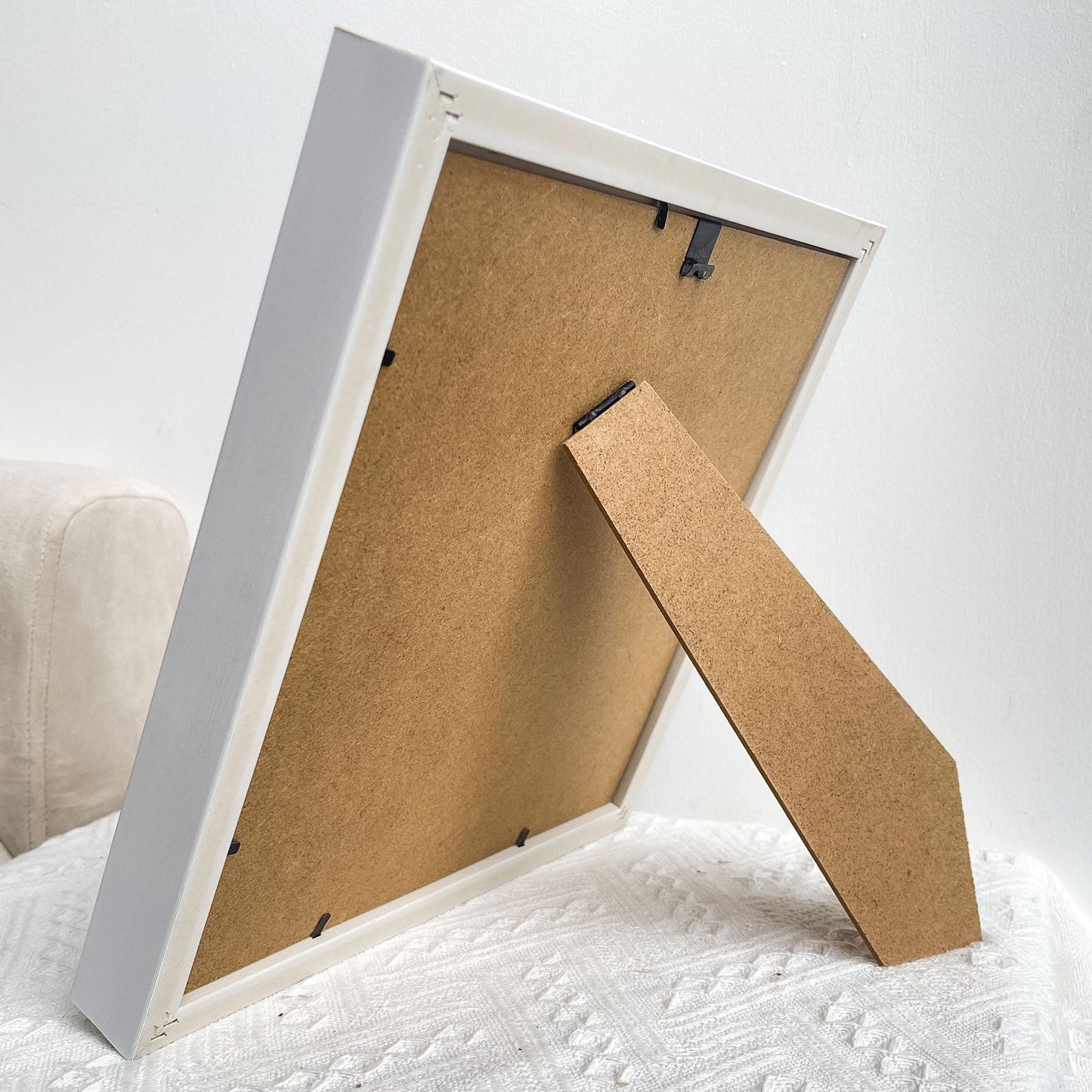 Mother & Daughter shadow box back, wooden stand, MDF wood, white frame, a perfect gift for mom