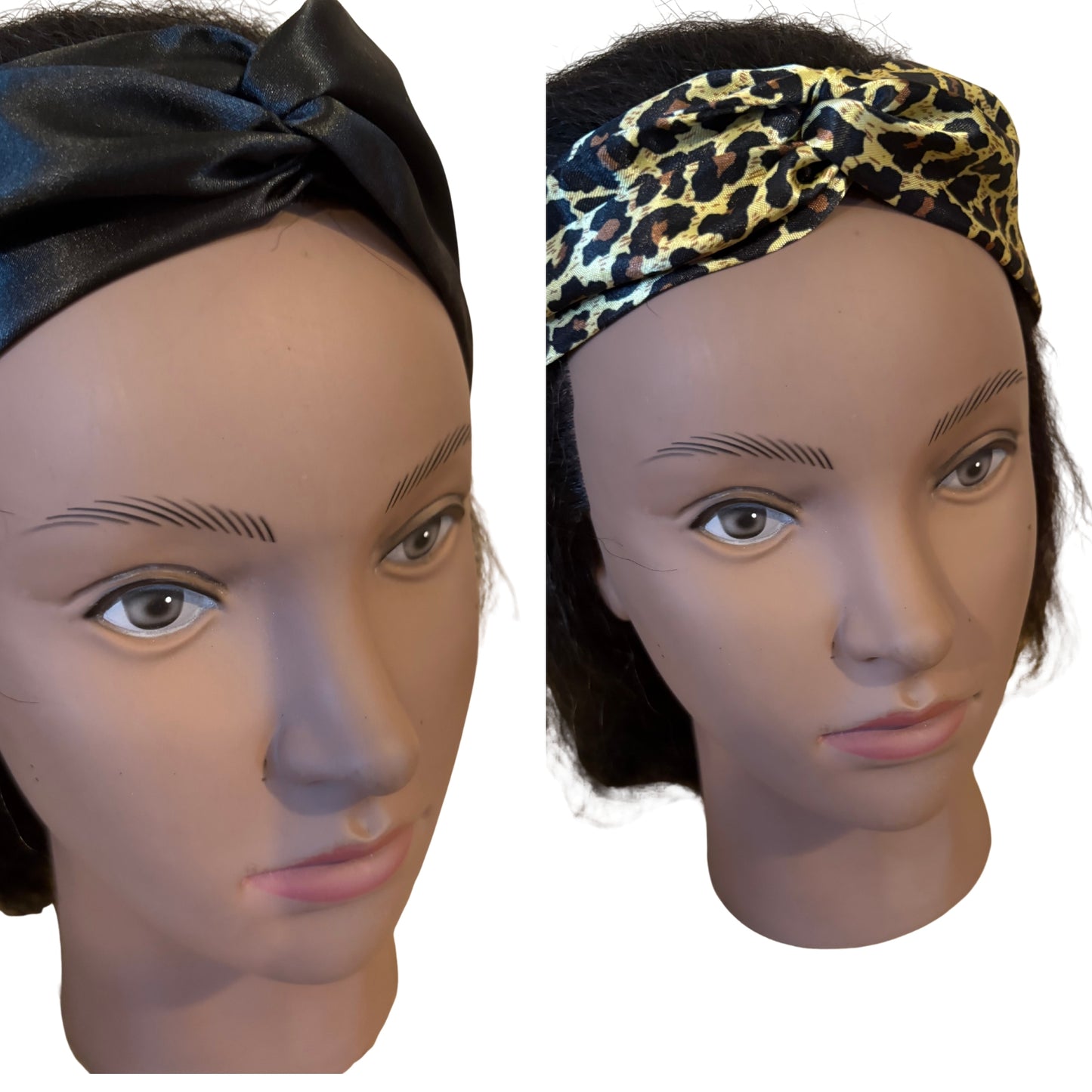 Handmade Satin Twisted Headband Set – Pack of 2 (3 Variations)
