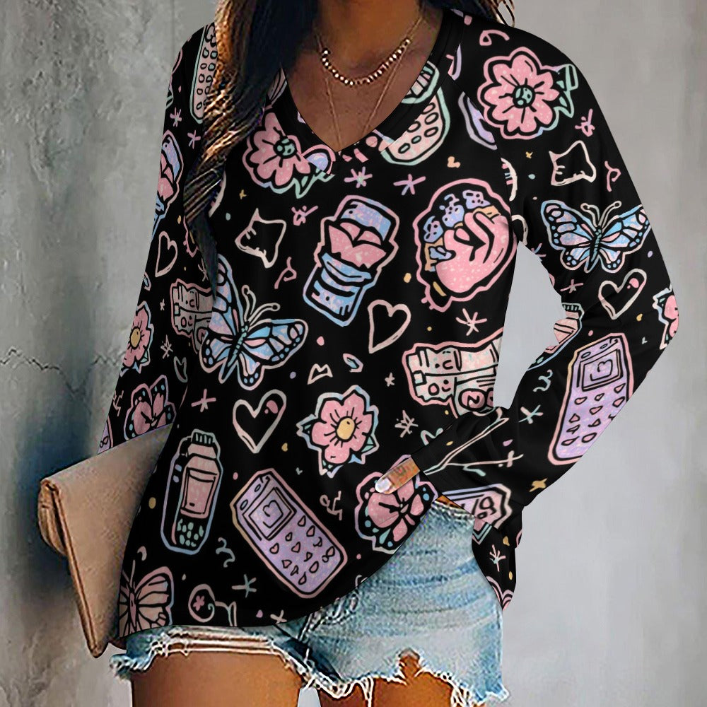 Women's Long sleeve loose tee