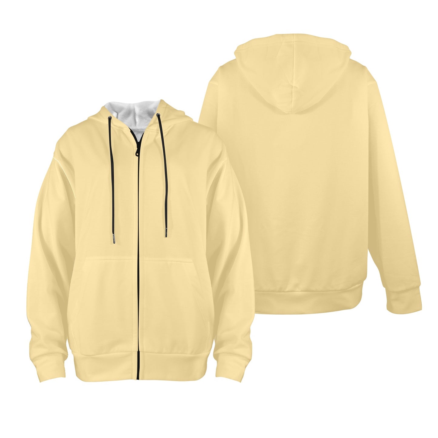 Soft Buttercream Women's Fleece Full-Zip Hoodie