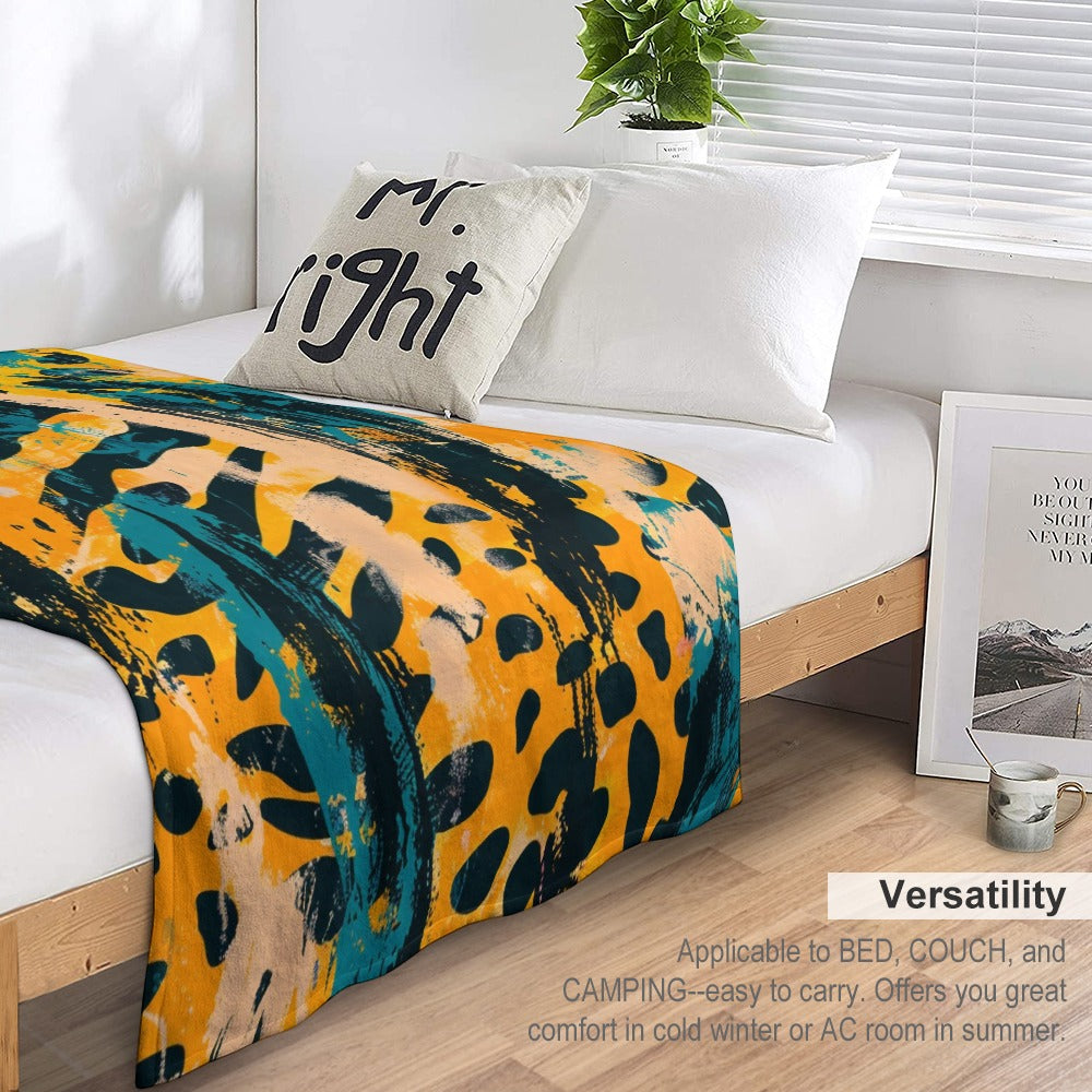 Ultra-Soft Flannel Blanket Multiple Sizes