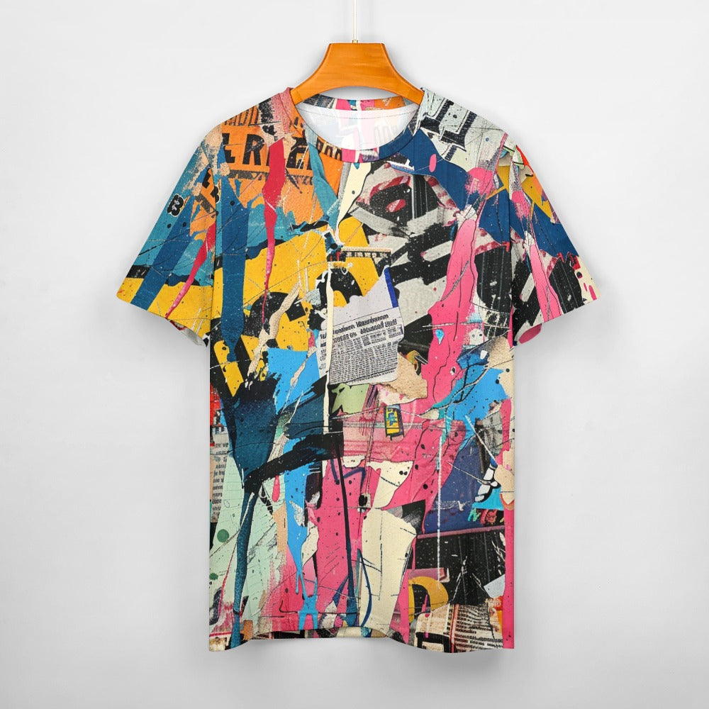 Neon Street Frenzy Women's 100% Cotton T-Shirt