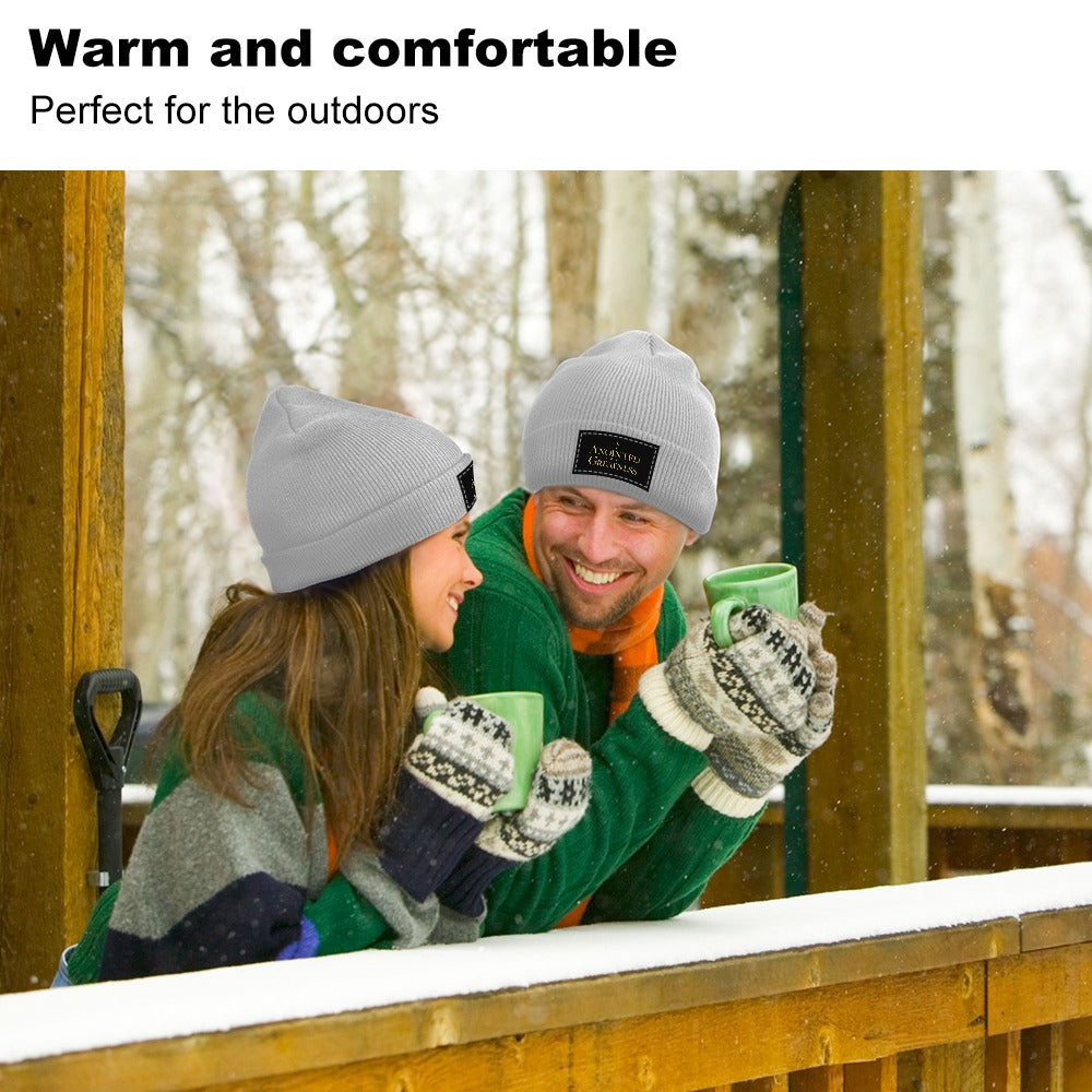 Anointed for Greatness Light Grey Knitted Cap