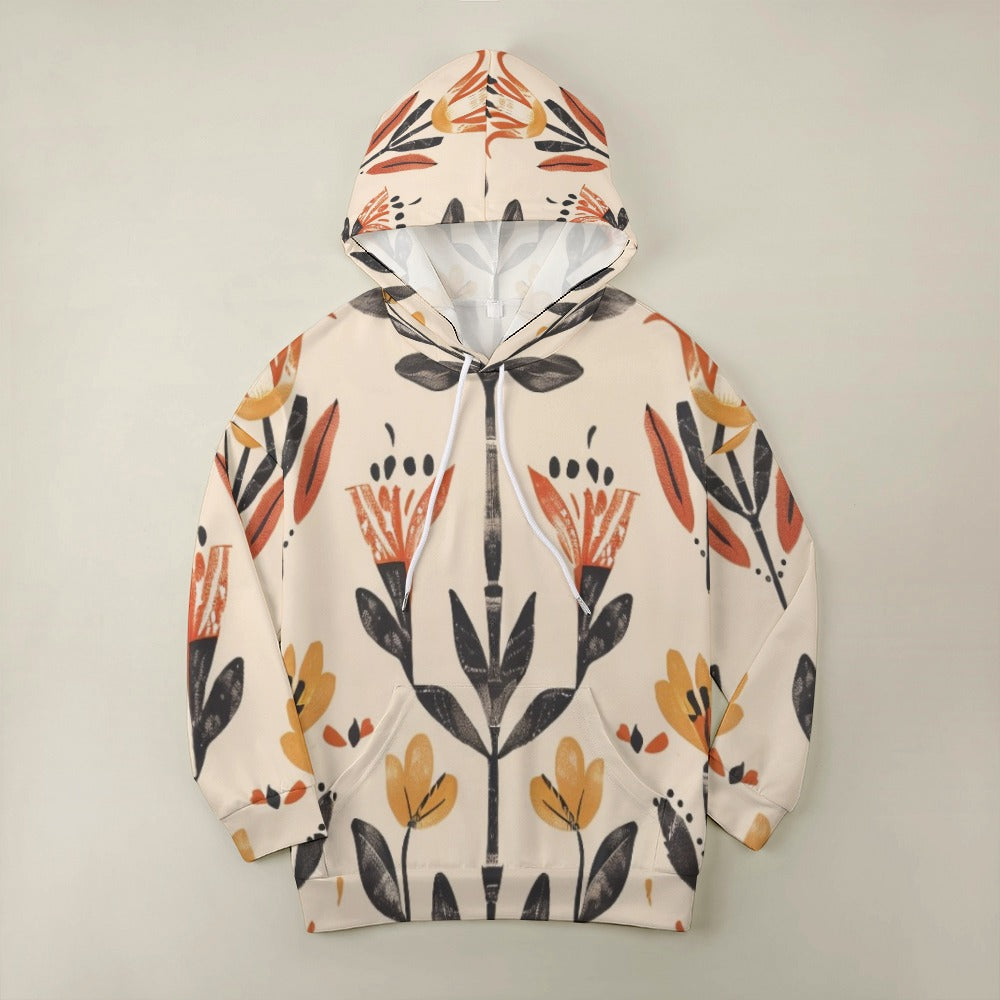 Folk Ember Bloom Dropped Sleeve Hoodie