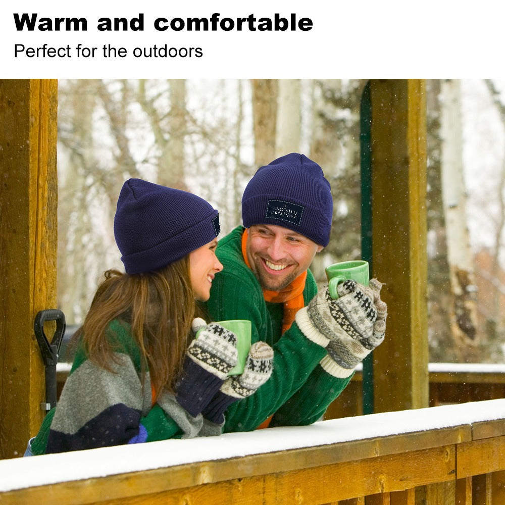 Anointed for Greatness Navy Knitted Cap