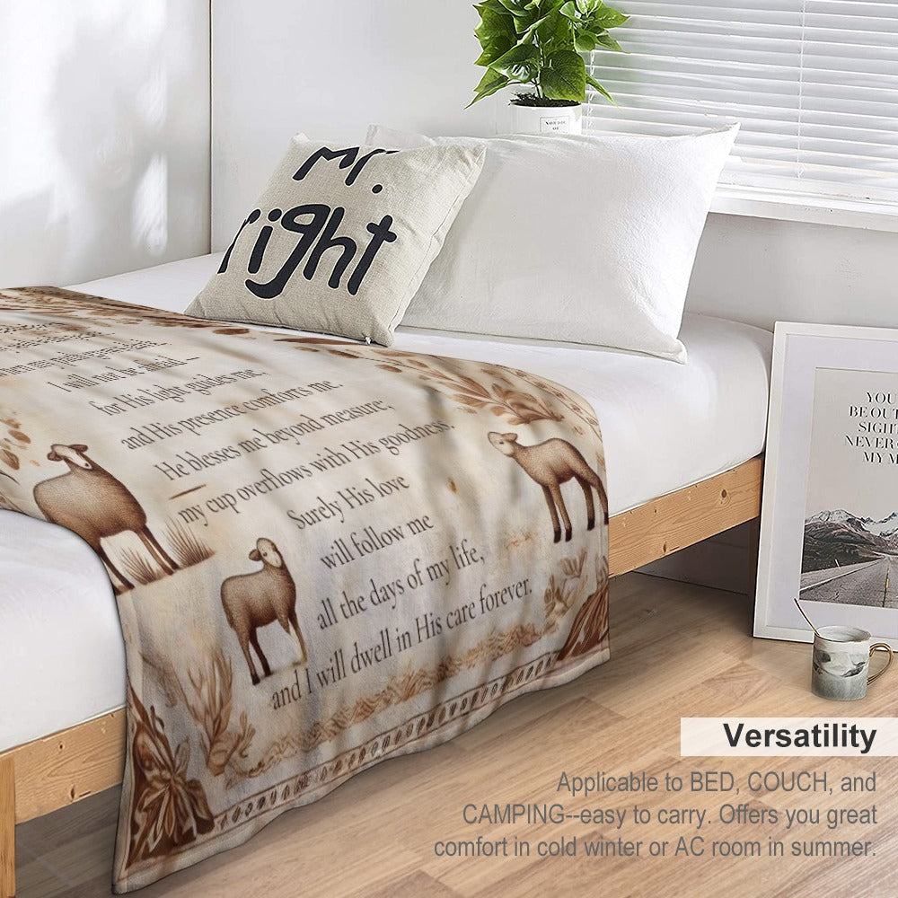 Ultra-Soft Flannel Blanket Multiple Sizes