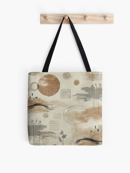 Rustling Fields Tote Bag – Designed by Silmoyo