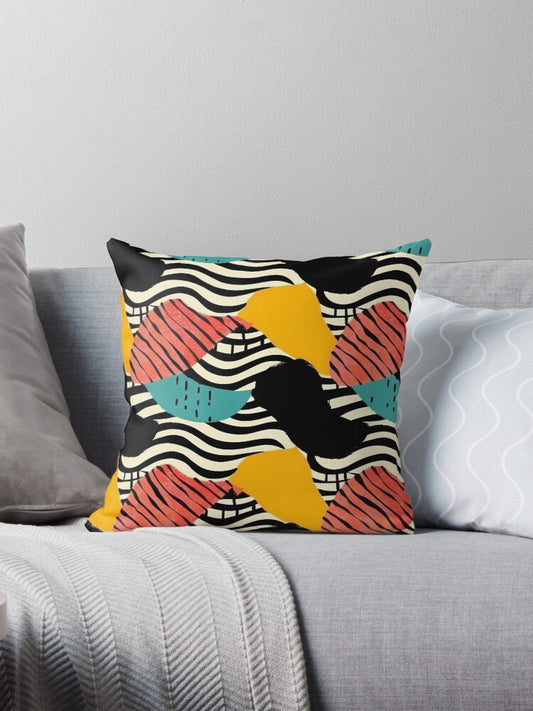 Waves of Colour & Motion Pillow
