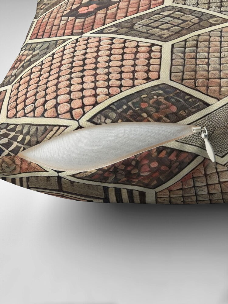 Muted Geometry Luxe Pillow