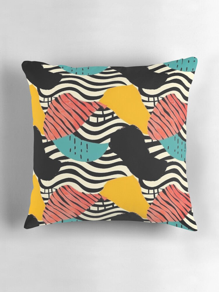 Waves of Colour & Motion Pillow